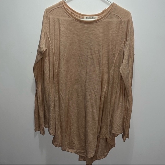 We The Free Peach Long Sleeve Size Small - Picture 1 of 5